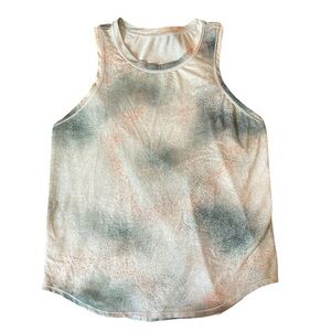 LULULEMON colorful tank top size small high neck running top